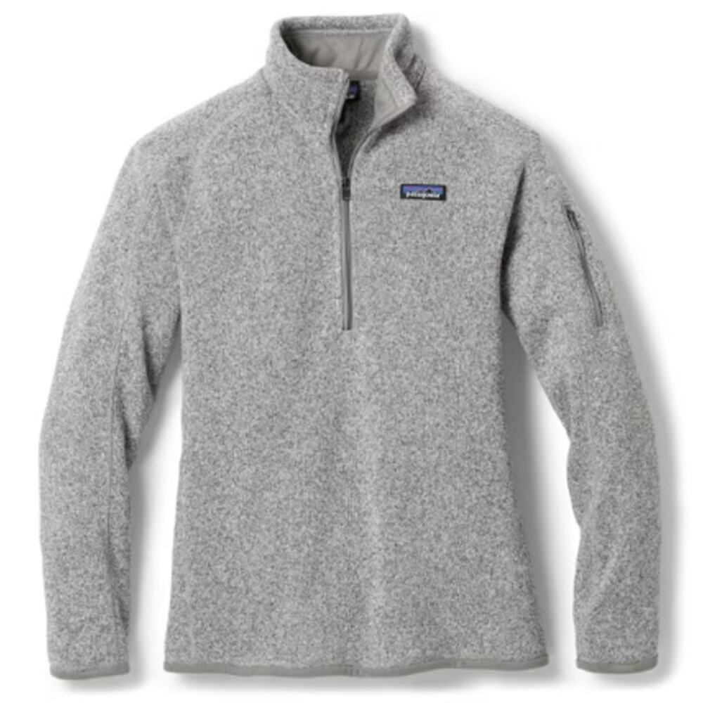 Patagonia‎ Better Sweater 1/4 Zip Fleece Pullover Jacket Gray Women's XS